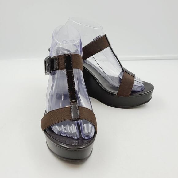 Charles by Charles David Platform Sandal, Size APPROX 8 - 8.5 EUC - Picture 1 of 8